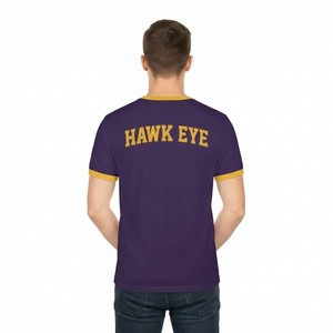 Camiseta Casual de Manga Corta con Cuello Redondo para Hombre Hawk Eye Sports H-178, Corte Regular, Tejido Jersey de Poliéster/Algodón, 220g, Antiarrugas - Product Image 2