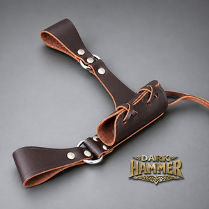 Support de ceinture artisanal pour fourreau d'épée médiévale et de la Renaissance, accessoire de costume médiéval - Product Image 1