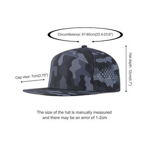 Gorra Snapback con Diseño de Camuflaje de Última Moda, 6 Paneles, Visera Plana, Estilo Urbano, Transpirable, Unisex, para Verano - Product Image 5