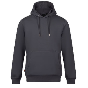 Sudadera con Capucha Unisex, Color Sólido, Corte Regular, Estilo Casual para Otoño, 100% Algodón, Peso Medio, Cierre con Cordón - Product Image 3