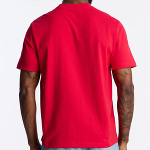 Camiseta de Algodón de Color Sólido para Hombre, Logotipo Personalizado, Cuello Redondo, Manga Corta, Estilo Casual, Fabricante Mayorista OEM ODM en EE. UU. - Product Image 4