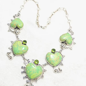 Collar de Gargantilla de Alta Calidad, Estilo Clásico, con Turquesa Natural Azul, Cuentas Finas, Plata Alemana, para Mujer, Joyería con Piedras Preciosas - Product Image 4