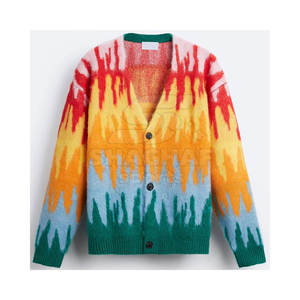 Cardigan pour homme en tricot doux, style boutonné, décontracté, mode streetwear, à porter au quotidien - Product Image 2