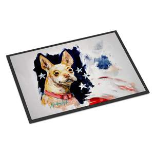 Nuevo felpudo Chevy Boston Terrier antideslizante lavable de pila baja 18H X 27W alfombra de entrada interior y exterior para puerta delantera - Product Image 1