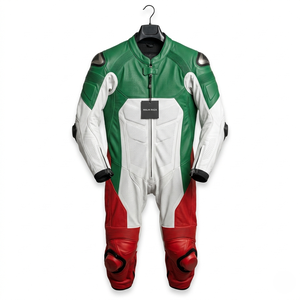 Combinaison en cuir pour moto sur mesure, taille et couleur personnalisées, pour hommes et femmes, vêtements professionnels pour la conduite à moto - Product Image 3