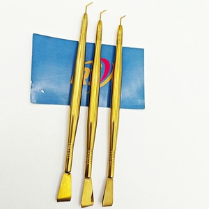 Herramienta Profesional para Lifting de Pestañas, Cepillo Separador en Forma de Y para Permanente de Pestañas, Color Dorado, Venta al Por Mayor OEM - Product Image 1