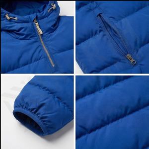 Automne hiver doudoune pour homme décontracté col montant Ultra léger Parka manteau Portable vêtements d'extérieur coupe-vent veste hommes mode - Product Image 4