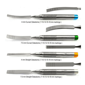 Juego de 4 Cinceles Dentales de Alta Calidad para Separación de Huesos, Periodoncia, Implantología, Procedimientos Quirúrgicos, Profesional, Ochsenbein - Product Image 1