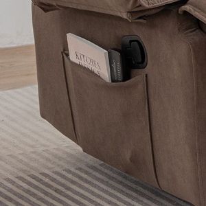 Divano Reclinabile Manuale Oversize per Soggiorno, Soluzione di Seduta Confortevole - Product Image 1