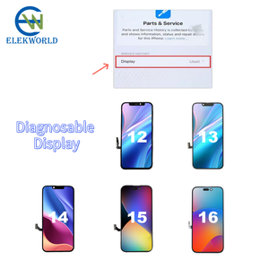 หน้าจอแสดงผล OLED แบบนิ่มสำหรับ <span class=keywords><strong>iPhone</strong></span> 16 15 Pro 14 <span class=keywords><strong>13</strong></span> 12 Pro Max อะไหล่เปลี่ยนหน้าจอ LCD สำหรับโทรศัพท์มือถือ ขายส่ง - Product Image 1