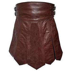 COSH Kilts en cuir brun de haute qualité Kilts Instruments de musique Accessoires Fournisseur Fabricant - Product Image 1