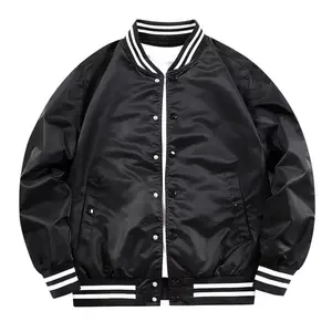 Veste coupe-vent en nylon personnalisée avec poche, séchage rapide, col montant, manteau d'extérieur avec fermeture éclair imperméable, vestes de sport - Product Image 4