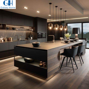 Foshan, fabricant <span class=keywords><strong>de</strong></span> meubles sur mesure, designs <span class=keywords><strong>de</strong></span> cuisines modernes avec armoires grises peintes, projet <span class=keywords><strong>de</strong></span> meubles, ensemble d'armoires <span class=keywords><strong>de</strong></span> <span class=keywords><strong>cuisine</strong></span> motorisées <span class=keywords><strong>de</strong></span> luxe - Product Image 1