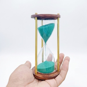 Reloj de Arena Decorativo de Estilo Europeo Retro, Reloj de Arena de Metal de Primera Calidad para Meditación y Gestión del Tiempo, Elegante para el Hogar - Product Image 5