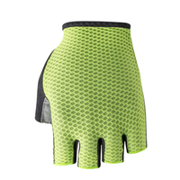 Guantes de Ciclismo de Alta Calidad, Personalizados con Logotipo y Tallas, Multicolor, Medios Dedos, Antideslizantes, Agarre Sólido, Transpirables, de Malla, para Gimnasio