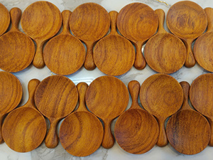 Juego de Cucharas de Madera Ecológicas Hechas a Mano con Logotipo Personalizado, Regalos Empresariales, Accesorios de Cocina para Restaurantes y Hoteles, Vietnam - Product Image 4