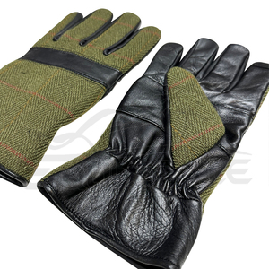 Guantes de Piel de Oveja Auténtica con Tela Tweed, para Invierno, Casuales, Largos hasta la Muñeca, con Pantalla Táctil, Ecológicos, Unisex, a la Moda - Product Image 2