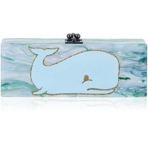 Bolso de Mano de Resina de Lujo Hecho a Mano para Damas, Accesorio de Moda de Cristal para Bodas - Product Image 1