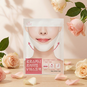 แผ่นมาส์กหน้าไฮโดรเจลคอลลาเจนรูปตัววีแบบพรีเมียม สำหรับใต้ตา ลำคอ และกรอบหน้า - ปราศจากน้ำมันและสารแต่งกลิ่น - Product Image 2