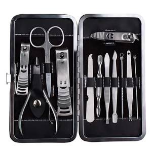 Ensemble de coupe-ongles en acier inoxydable pour manucure et pédicure avec étui, kit de toilettage portable pour adultes - Product Image 1