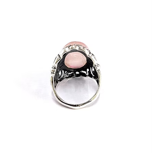 Vintage Design Rose <b>Quartz</b> <b>Ring</b> 925 Silver Unisex 10.0 Grams Comfortable Fit Customizable For Everyone - Product Image 4