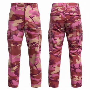 Low MOQ Customized Camouflage Pattern Cargo <b>Pants</b> for <b>Men</b> Outdoor Workwear Casual Wear Cotton Waterproof Trousers <b>Men's</b> - Product Image 4