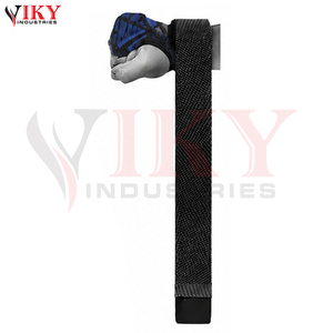 Nouveauté : Bandages rembourrés OEM bleus et gris à imprimé graphique avec longue bande élastique pour le boxe et le MMA - Product Image 4