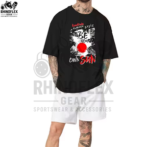 T-shirt pour homme à séchage rapide, style hip-hop, très vendu, fabricant de t-shirts imprimés DTF, t-shirt personnalisé avec logo graphique, coton - Product Image 5