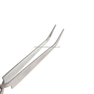 Pinzas con Punta Curva para Soldadores de Joyería Permanente, Acero Inoxidable, Seguras para ESD, Herramienta de Soldadura de Precisión - Product Image 4