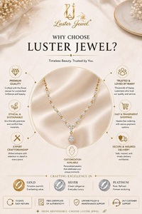 Lab Grown Diamond Necklace in Gold with Certificate Premium Fine <b>Jewellery</b> Elegant Designer Fashion Gift Accessory - Product Image 4