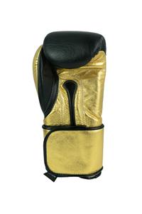 Guantes de Boxeo Personalizados en Negro y Dorado, Sin Boxeo No Hay Vida, 100% Cuero Vacuno Genuino de Primera Calidad, Guantes de Sparring - Product Image 5