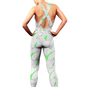 Combinaison Chic Épaules Dénudées pour Femme – Design Moderne et Élégant, Confortable, Respirante, Séchage Rapide, Motif Uni - Product Image 3