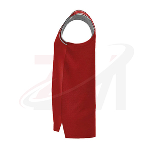 Camiseta de Baloncesto Personalizada ZM para Hombre, Sin Mangas, a Rayas, Sublimada, Transpirable, 100% Poliéster, Ajuste Holgado y Cómodo, Ropa Deportiva para Adultos - Product Image 5