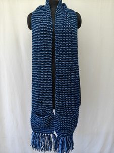 100% Soft Acrylic Unisex Knitted <b>Scarf</b> - Durable Winter Neck Warmer - Custom Logo Lightweight Crochet <b>Scarf</b> - Product Image 3