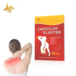 Chinese Suppliers Herbal Hot Chili Extract Pepper Patch Porous Heat Capsicum Plaster For Back Pain Relieving