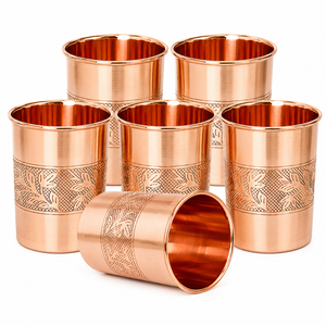 Gobelets en aluminium martelé, finition miroir cuivre, verres en métal pour café glacé, bière et boissons froides de fête, verres à eau - Product Image 6