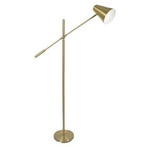 Lampadaire minimaliste avec LED blanc chaud pour éclairage de chambre à coucher en espace restreint - Product Image 5
