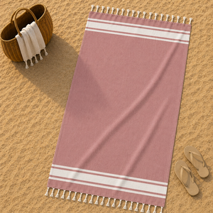 Toallas Fouta de Algodón a Rayas Cómodas para la Playa, Toalla Fouta de Diseño, Toalla Fouta Altamente Absorbente, Exportador de Toallas Fouta en India - Product Image 1