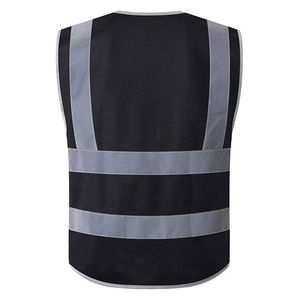 Gilet de sécurité haute visibilité pour hommes, gilet de chantier exécutif, maille réfléchissante, multi-poches, haute visibilité - Product Image 1