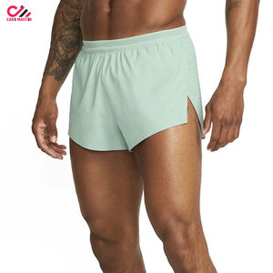 Pantalones Cortos Deportivos de Color Sólido para Hombre Care Master, de Secado Rápido, Cintura Elástica, Tejido de Poliéster, Diseño de Cintura Media - Product Image 1