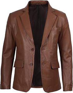 Wholesale Designer Men Genuine <b>Leather</b> Coat for Belt Single Breasted Button Reversible Eco-Friendly Formal Wear - Product Image 4