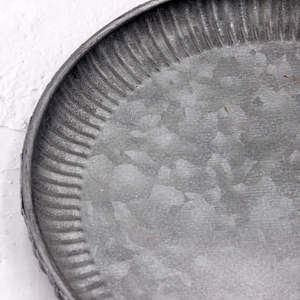 Plateau en bois galvanisé Rectangle moderne de 12.6 pouces Bords ondulés Motif scénique Détection tactile Mobile Décoratif - Product Image 5