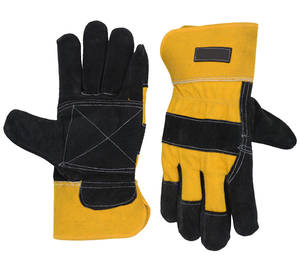 Guantes de Seguridad Industriales de Alta Calidad, de Cuero Vacuno, Resistentes a Cortes, para Construcción, Protección de Manos, Trabajo Pesado - Product Image 3