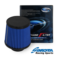 Filtre à air universel Simota JAU-C02201-05 en tissu non tissé, col de 70 mm, hauteur de 130 mm, largeur de base de 151 mm, fabriqué à Taïwan, garantie de 12 mois