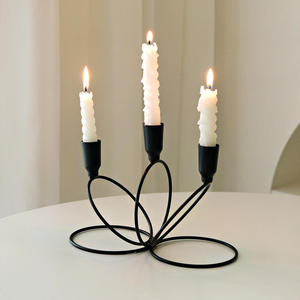 Chandelier en fer doré à plusieurs têtes, motif floral irrégulier, style européen, pour mariage, Noël, Pâques, décoration intérieure, cadeau - Product Image 3