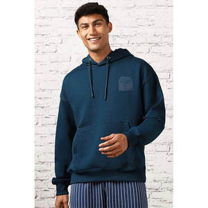 Sweats à capuche modernes surdimensionnés en molleton épais et coupe décontractée pour un usage décontracté en extérieur - Product Image 5
