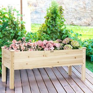 Jardinière surélevée en bois pour légumes, fleurs et herbes - Product Image 5