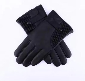 100% Genuine High Quality Real Leather <b>Touch</b> <b>Screen</b> Breathable Eco-Friendly Dress <b>Gloves</b> <b>Men</b> Women Custom Design Fashionable - Product Image 4