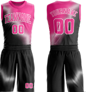 Ensemble de maillots de basket-ball personnalisés pour hommes avec un motif d'éclair vert et un numéro de nom personnalisé - Product Image 2
