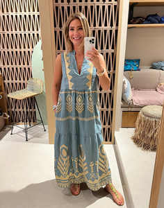 Recién llegado, vestido túnica de manga larga para mujer, hermoso color, tejido en V, corto texturizado, para eventos al aire libre, salidas de verano - Product Image 2